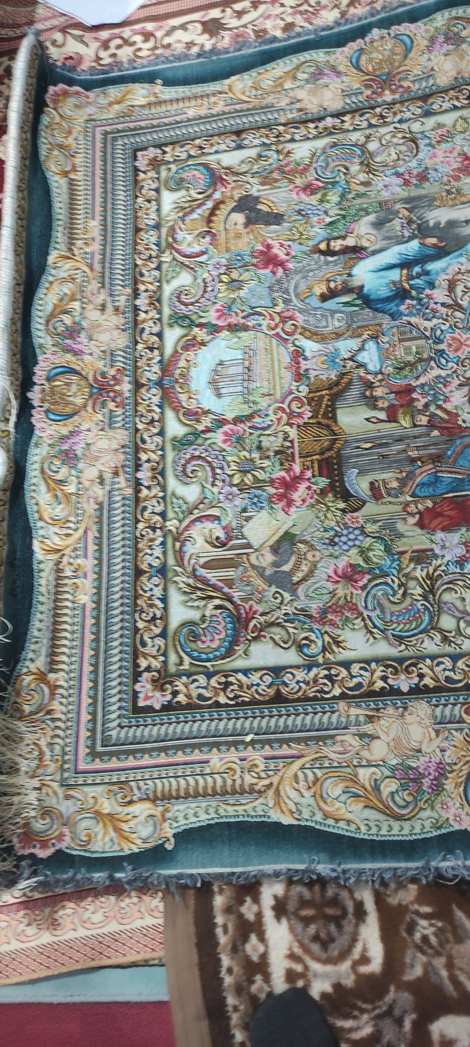 قالیچه تمام. ابریشم